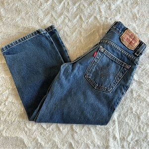 Levi’s Kids Size 8 Vintage 550 Relaxed Fit Denim Jeans Medium Wash